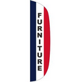 "FURNITURE" 3' x 12' Stationary Message Flutter Flag